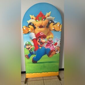 Super Mario World Arch Backdrop Cover